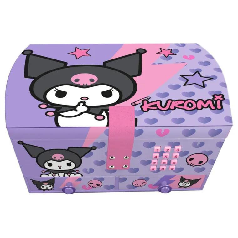 Kuromi, szkatułka na biżuterię na kod z efektami dźwiękowymi