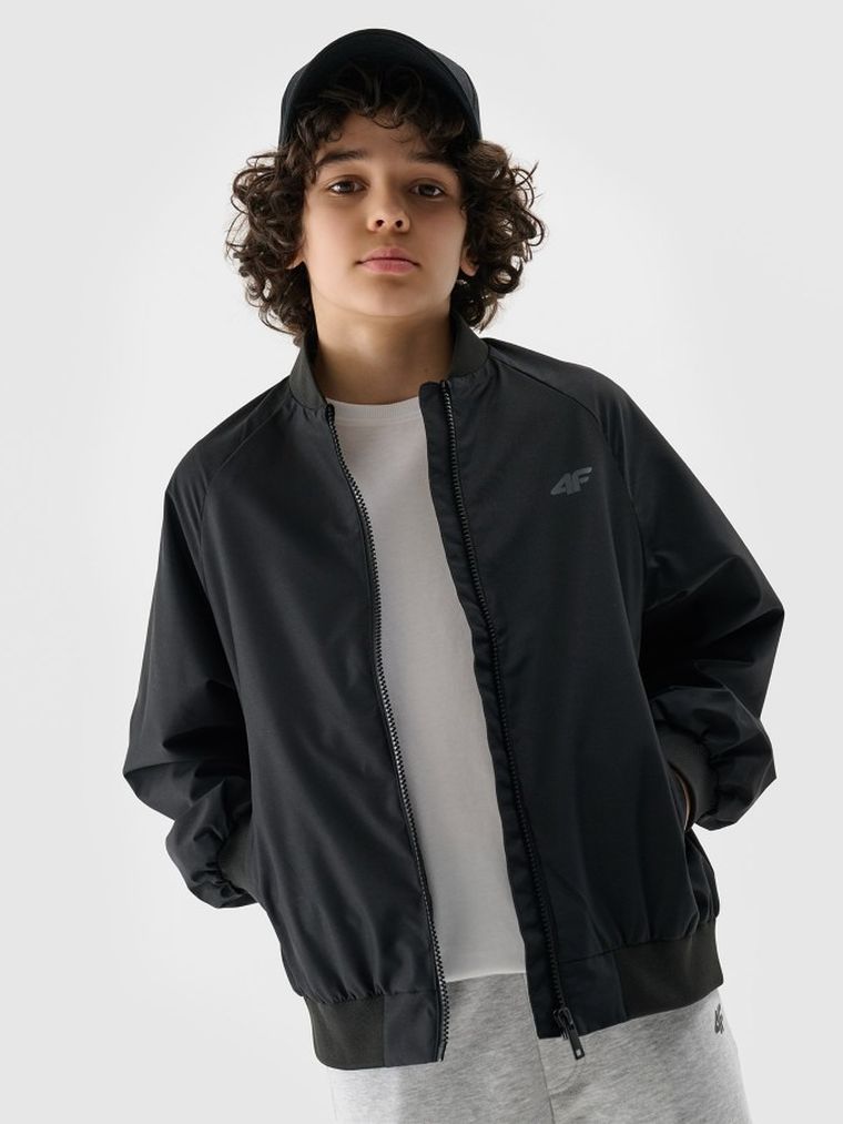 Kurtka chłopięca, czarna, 4F