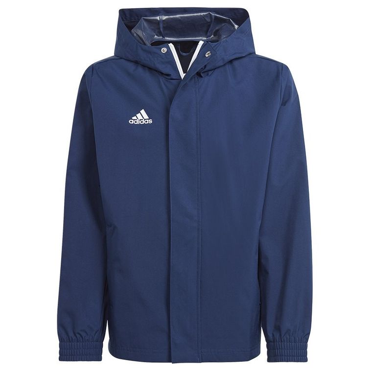 Kurtka chłopięca z kapturem, granatowa, Adidas