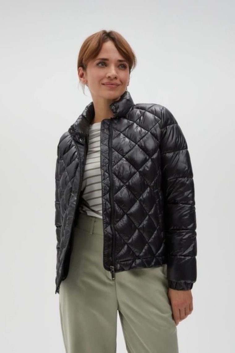 Kurtka damska, czarna, Moodo