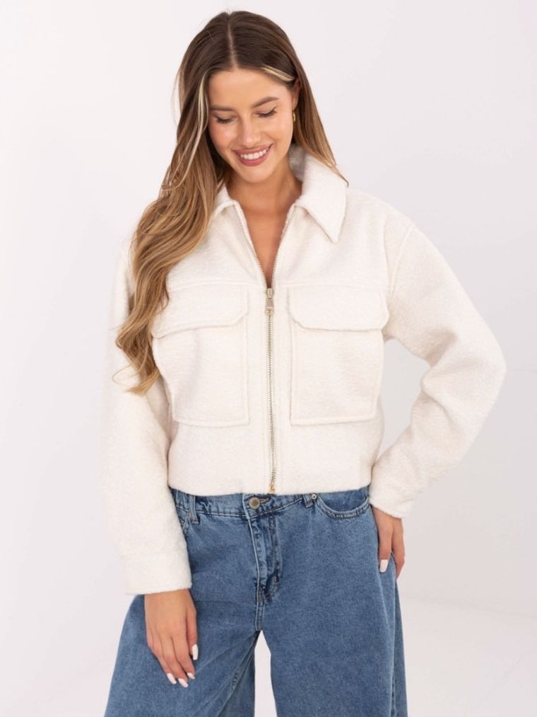 Kurtka damska, ecru, Sublevel