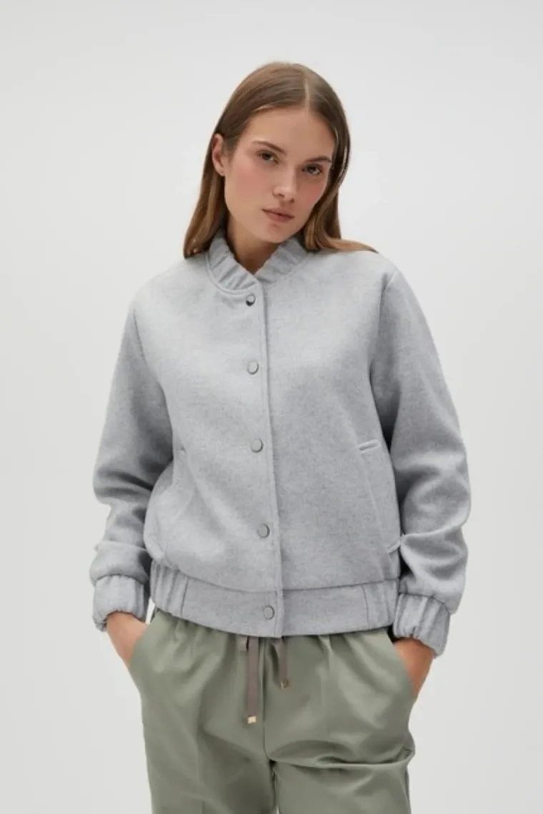 Kurtka damska, szara, Moodo