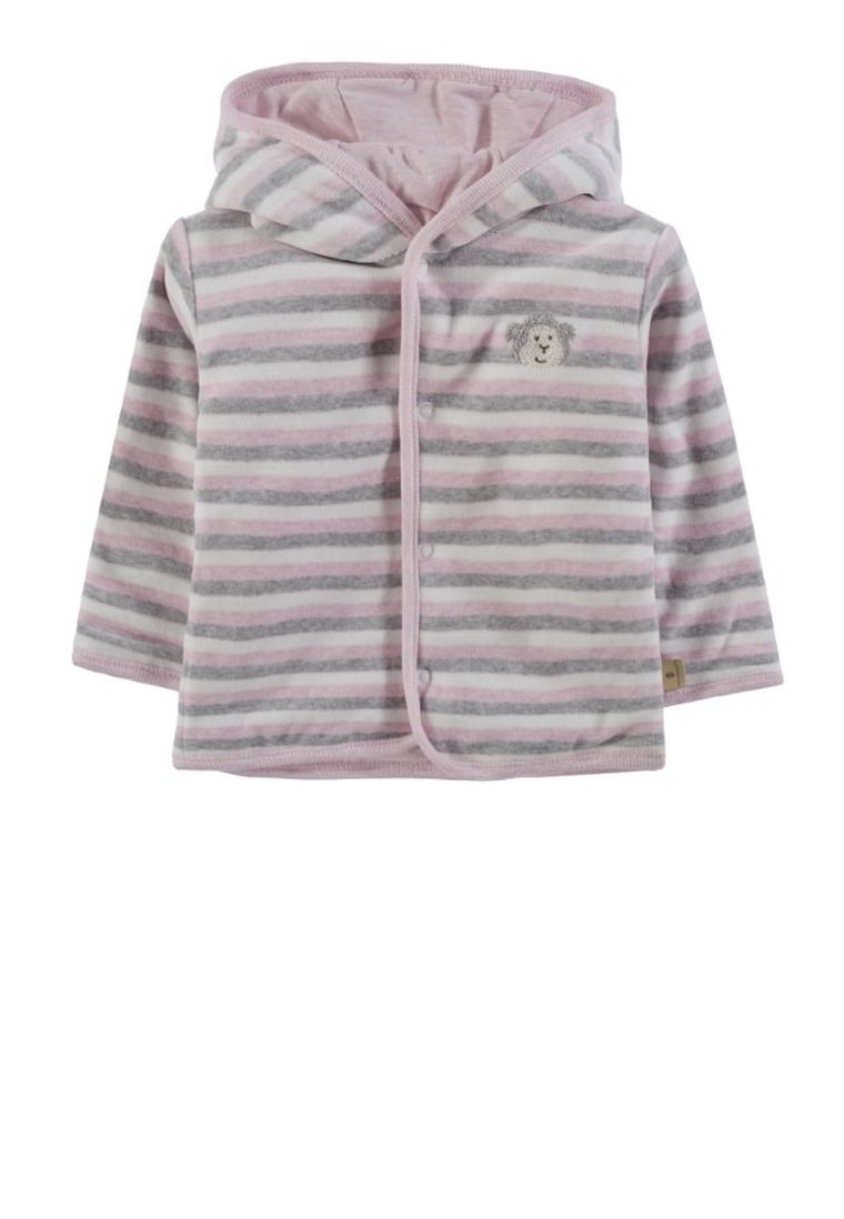 Kurtka dziewczęca z kapturem, różowa, Bellybutton