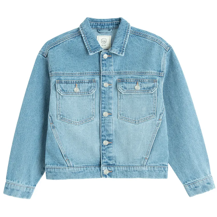 Kurtka jeansowa z kołnierzykiem Cool Club