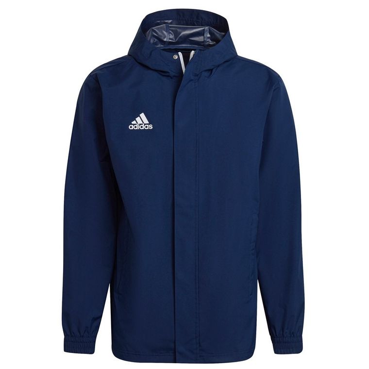 Kurtka męska z kapturem, granatowa, Adidas Entrada