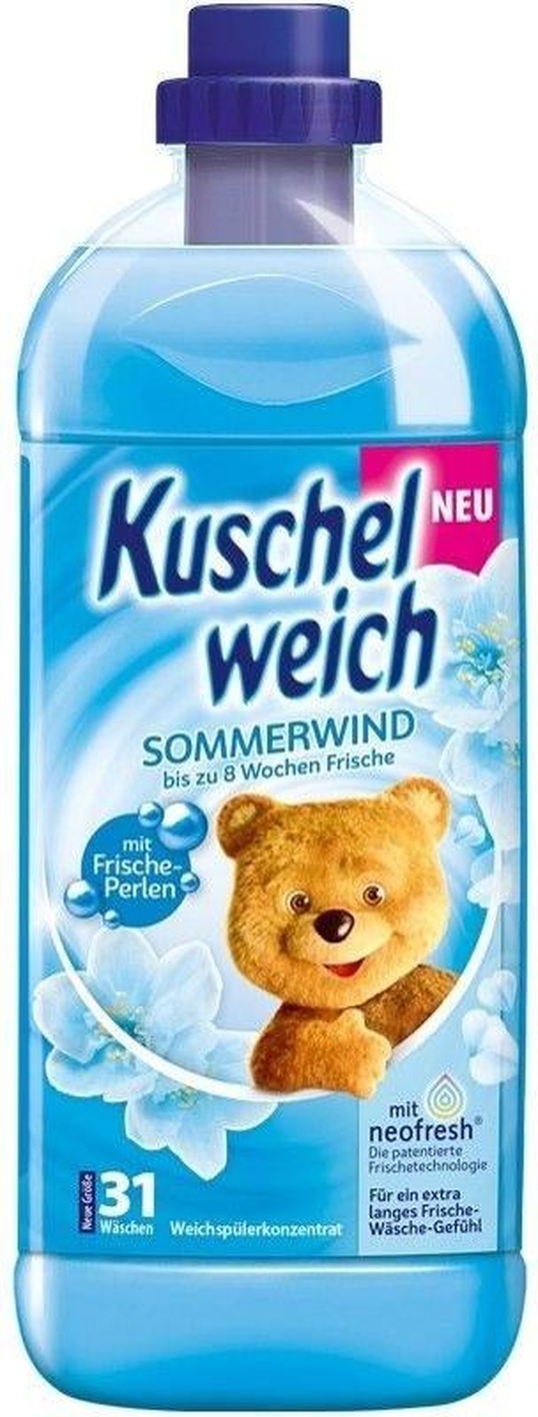 Kuschelweich, płyn do płukania, sommerwind, niebieski, 1l
