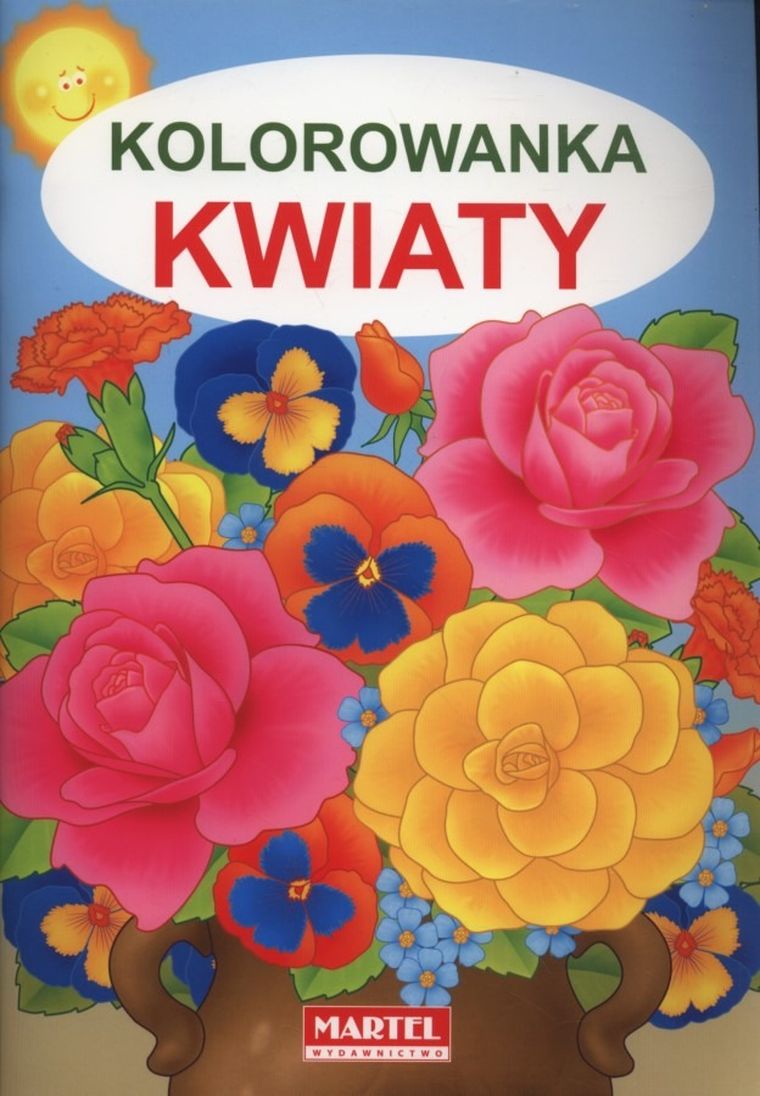 Kwiaty. Kolorowanka