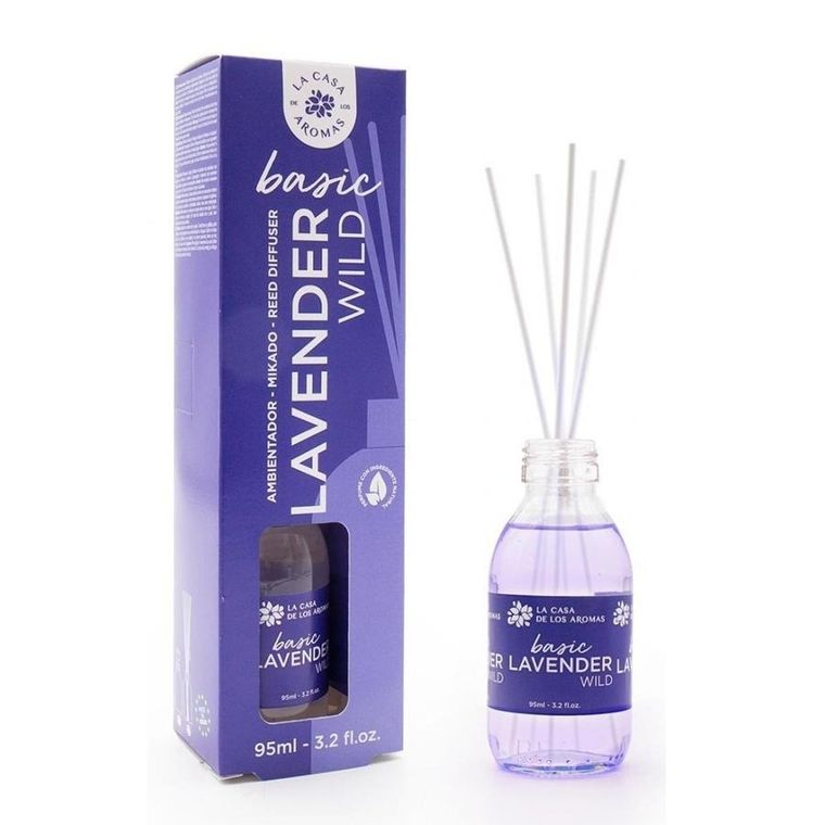 La Casa de los Aromas, Basic, patyczki zapachowe, Lavender Wild, 95 ml