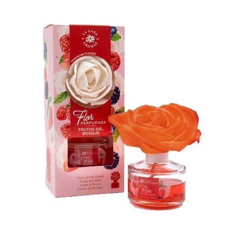 La Casa de los Aromas, Flor Perfumada, dyfuzor zapachowy w formie kwiata, Czerwone Owoce, 65 ml