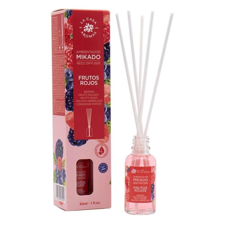 La Casa de los Aromas, Mikado, patyczki zapachowe, Czerwone owoce, 30 ml