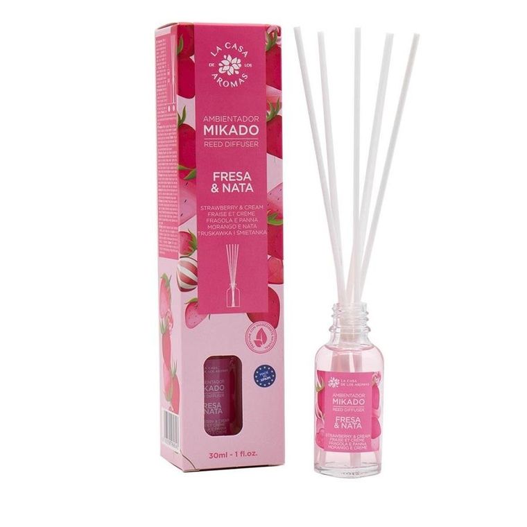 La Casa de los Aromas, Mikado, patyczki zapachowe, Truskawki i Śmietana, 30 ml