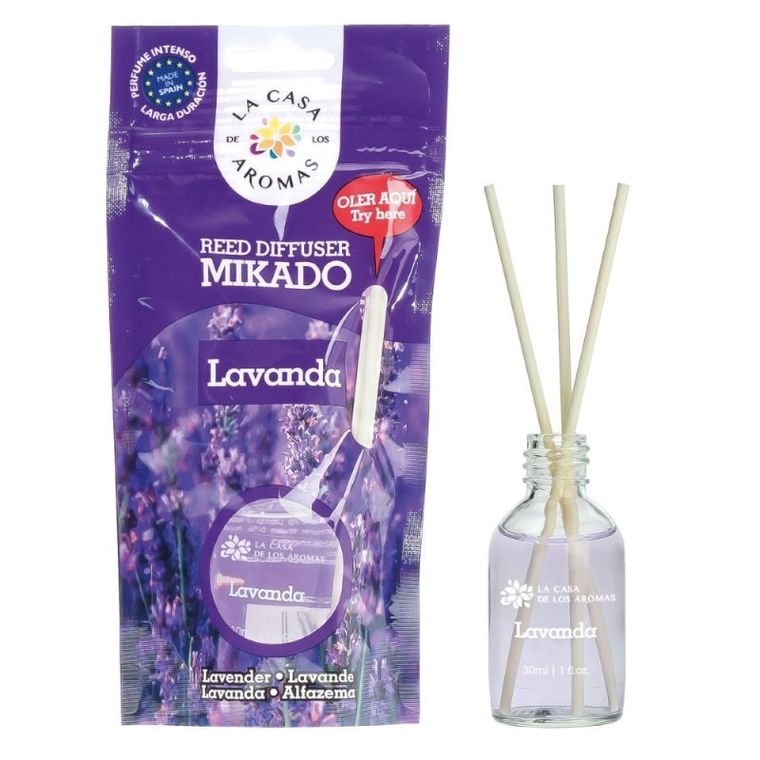 La Casa de los Aromas, olejek aromatyczny z patyczkami, Lawenda, 30 ml