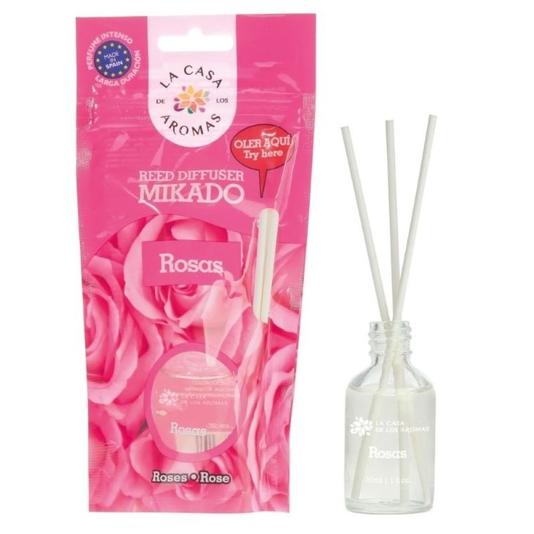 La Casa de los Aromas, olejek aromatyczny z patyczkami, Róża, 30 ml