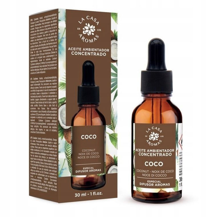 La Casa de los Aromas, olejek zapachowy, kokos, 30 ml