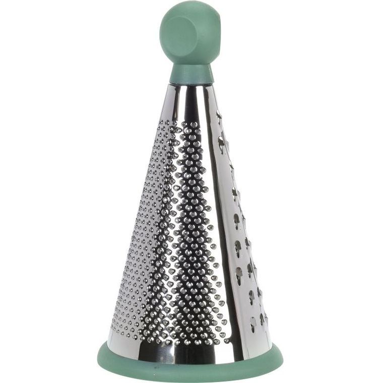 La Cucina, tarka w formie stożka ze stali nierdzewnej
