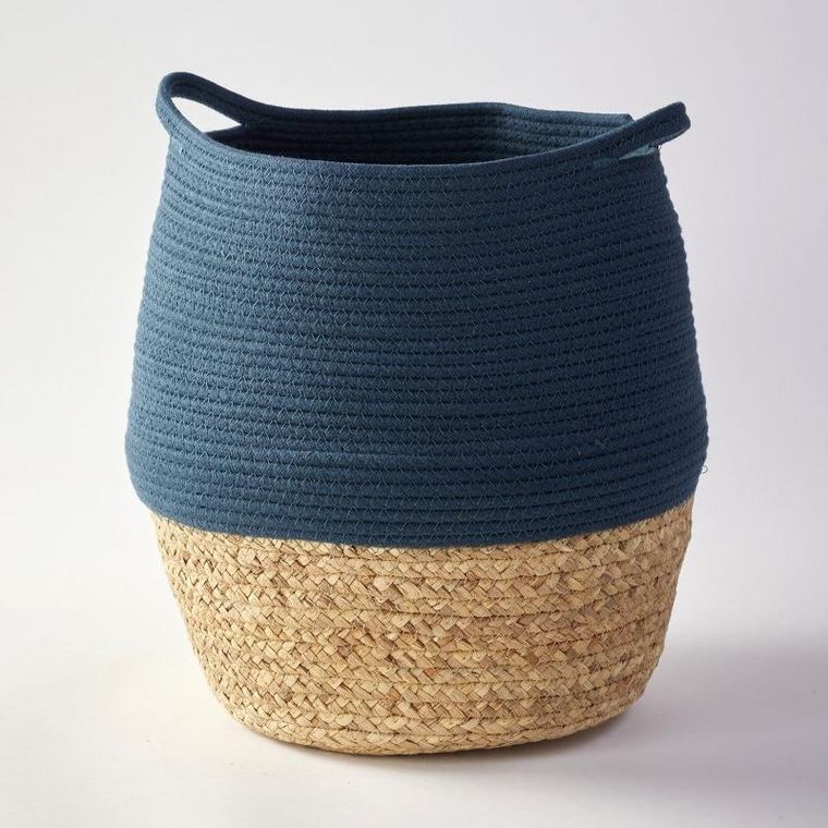 La Factory, kosz na zabawki, okrągły, bawełniany, 30 cm