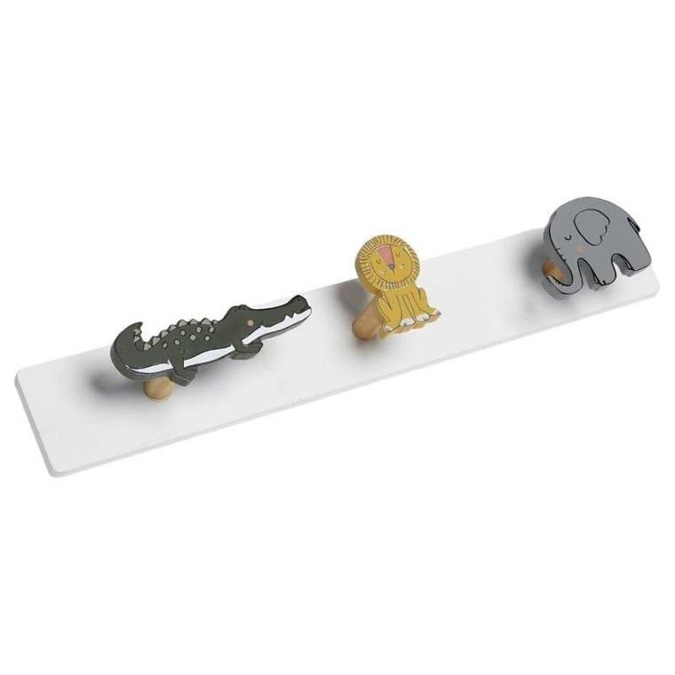 La Factory, The king of the jungle, wieszak na ubranka dla dzieci, 48-8-7 cm