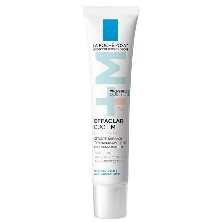 La Roche Posay, Effaclar Duo+M Unifiant, tonujący krem do twarzy, Light, 40 ml