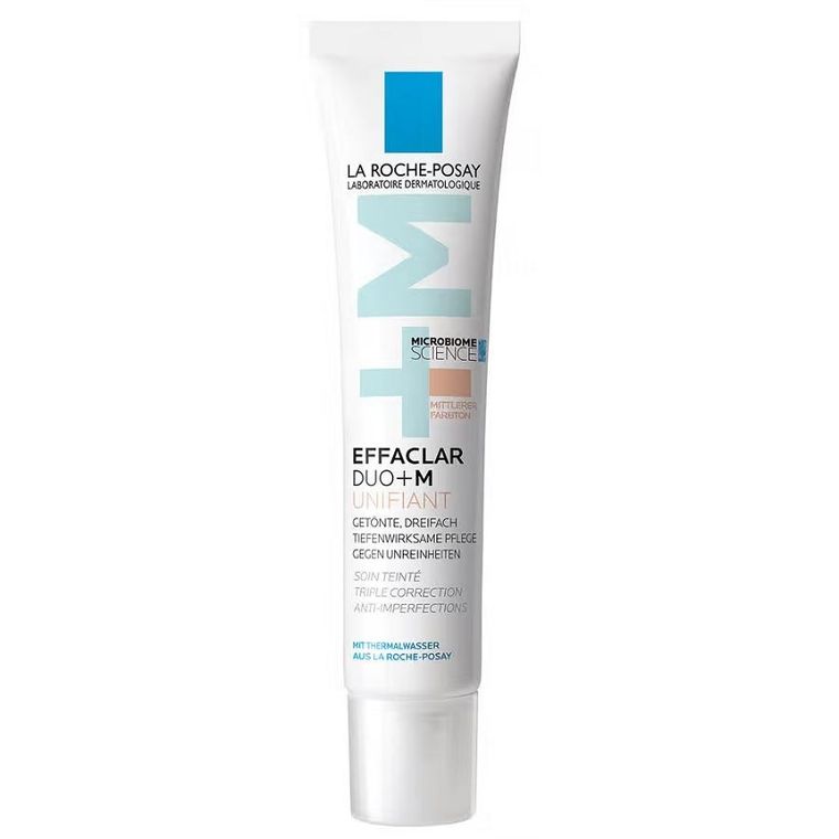 La Roche Posay, Effaclar Duo+M Unifiant, tonujący krem do twarzy, Medium, 40 ml