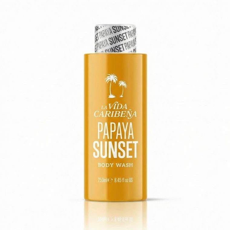 La Vida Caribena, żel pod prysznic, papaya sunset, 250 ml