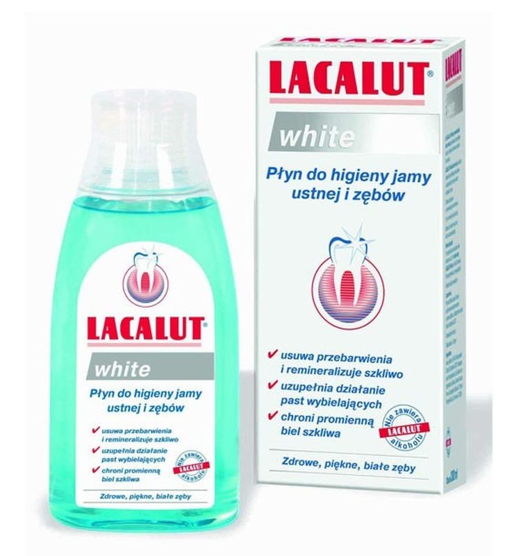 Lacalut, White, płyn do płukania ust, 300 ml