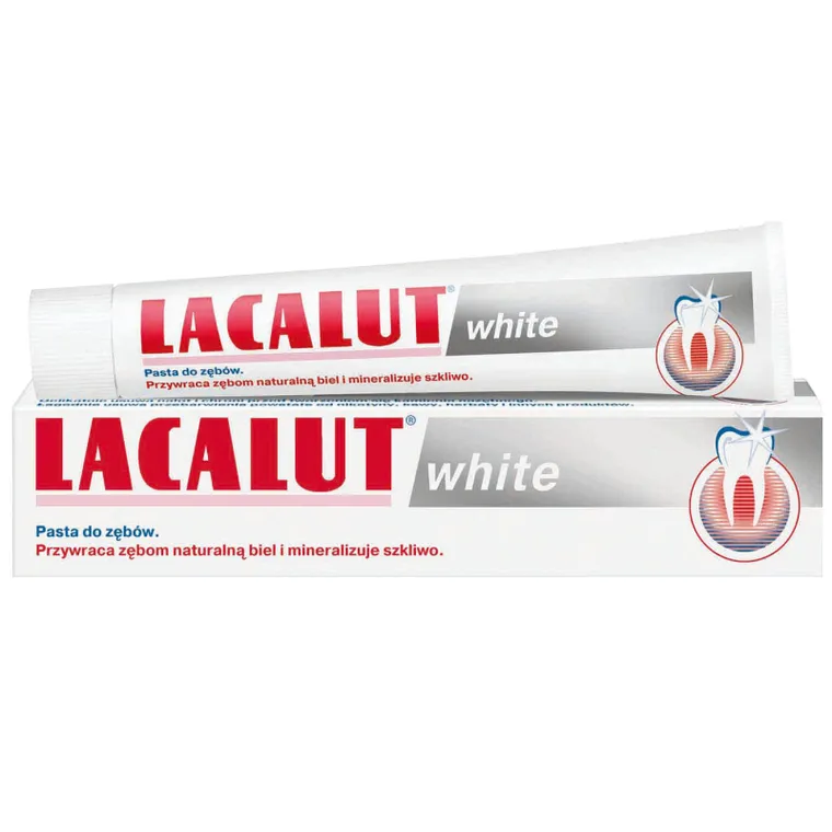Lacalut, White, wybielająca pasta do zębów, 75 ml