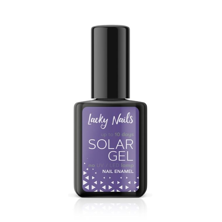 Lacky Nails, Solar Gel, lakier do paznokci, 24 Plum, 10 ml