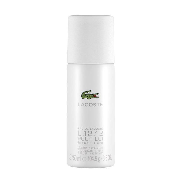 Lacoste, Eau de Lacoste L.12.12 Blanc, dezodorant, spray, 150 ml