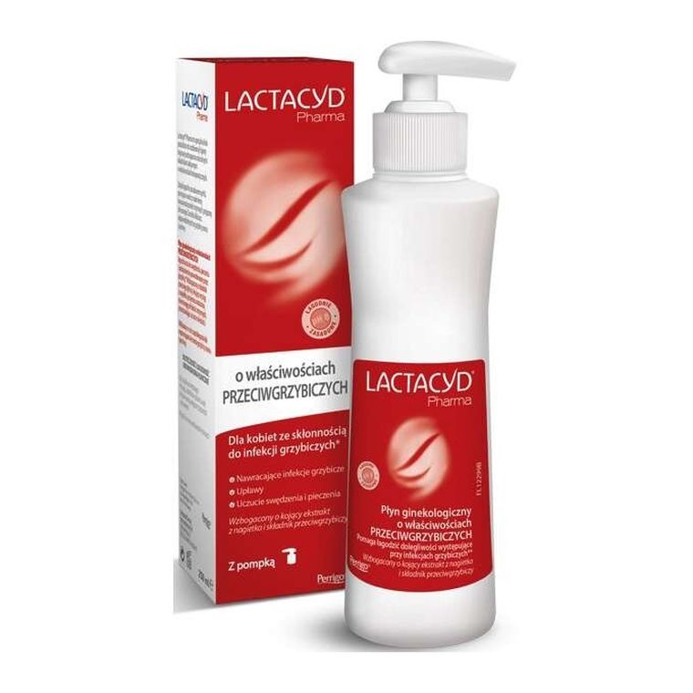Lactacyd, płyn ginekologiczny przeciwgrzybiczy, 250 ml