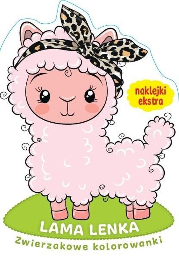 Lama Lenka. Zwierzakowe kolorowanki