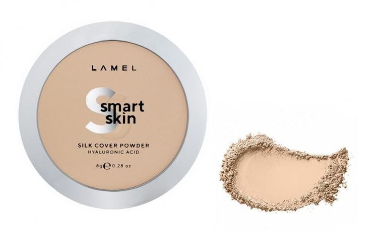 Lamel, Smart Skin, puder do twarzy, 404 sand