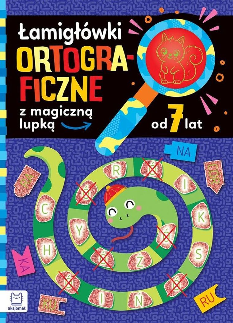Łamigłówki ortograficzne z magiczną lupką od 7 lat
