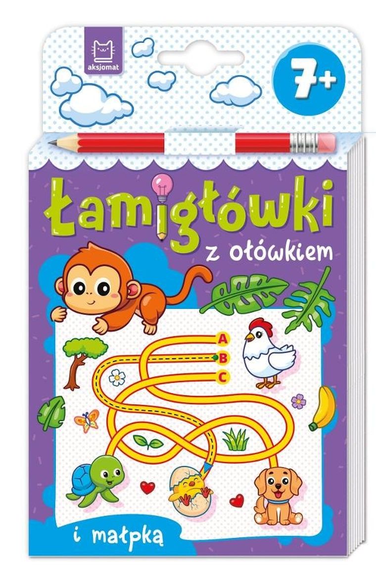 Łamigłówki z ołówkiem i małpką. Od 7 lat