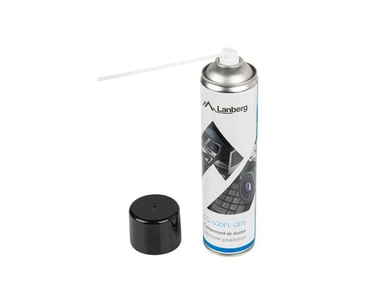 Lanberg, Air Duster, sprężone powietrze, CG-600FL-001, 600 ml