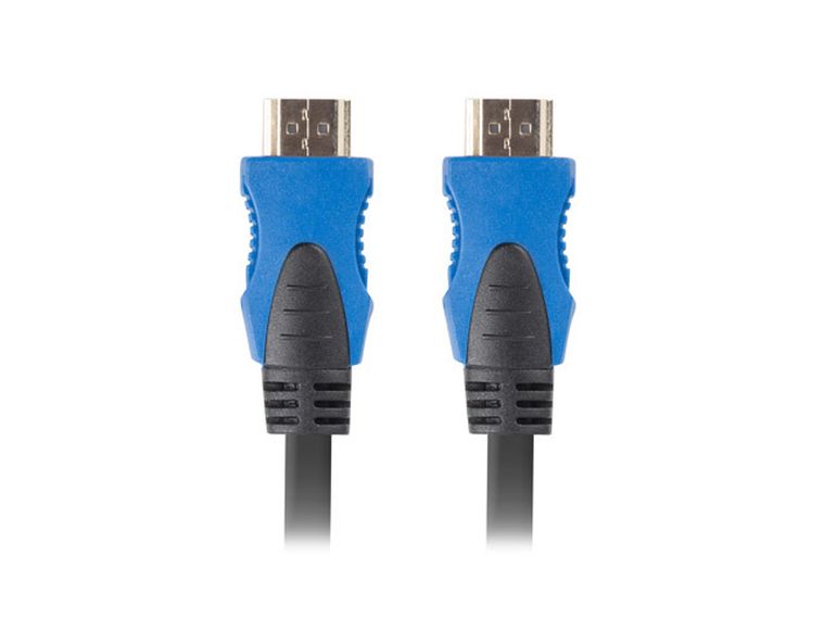 Lanberg, kabel, CA, HDMI-20CU-0010-BK, HDMI M, HDMI M, 1m, czarny