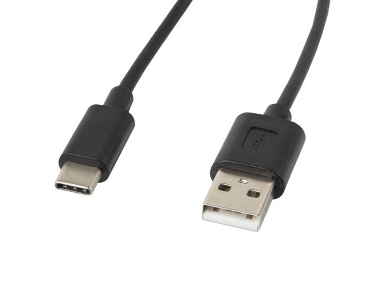 Lanberg, kabel USB-C, 1,8m, czarny