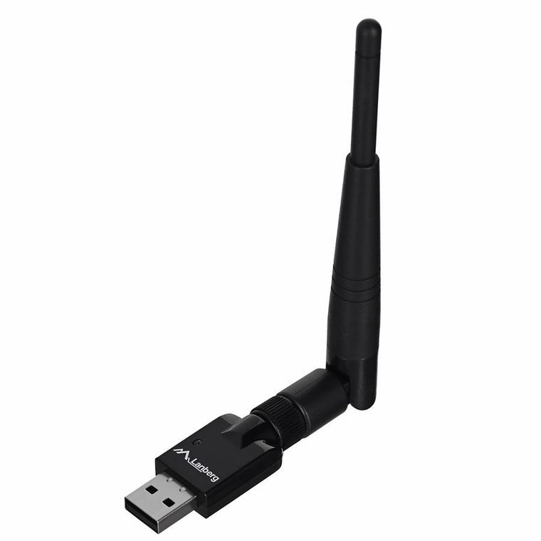 Lanberg, karta sieciowa, N150 NC-0150-WE, USB 2.0, Złącze anteny WiFi