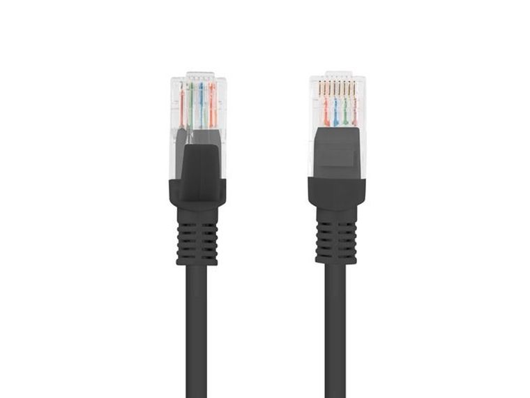 Lanberg, patchcord, kat. 5e, UTP, 20m, czarny