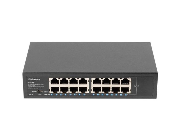 Lanberg, switch, RSGE-16 RACK 10"/19", 16-PORT, 1GB