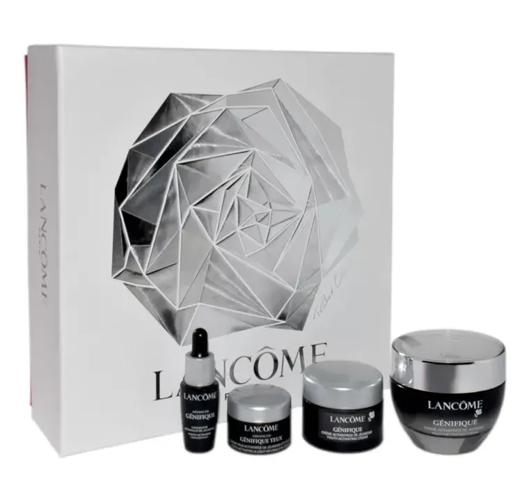 Lancome, Advanced Genifique, zestaw: krem, 50 ml + krem, 15 ml + krem pod oczy, 5 ml + serum, 7 ml