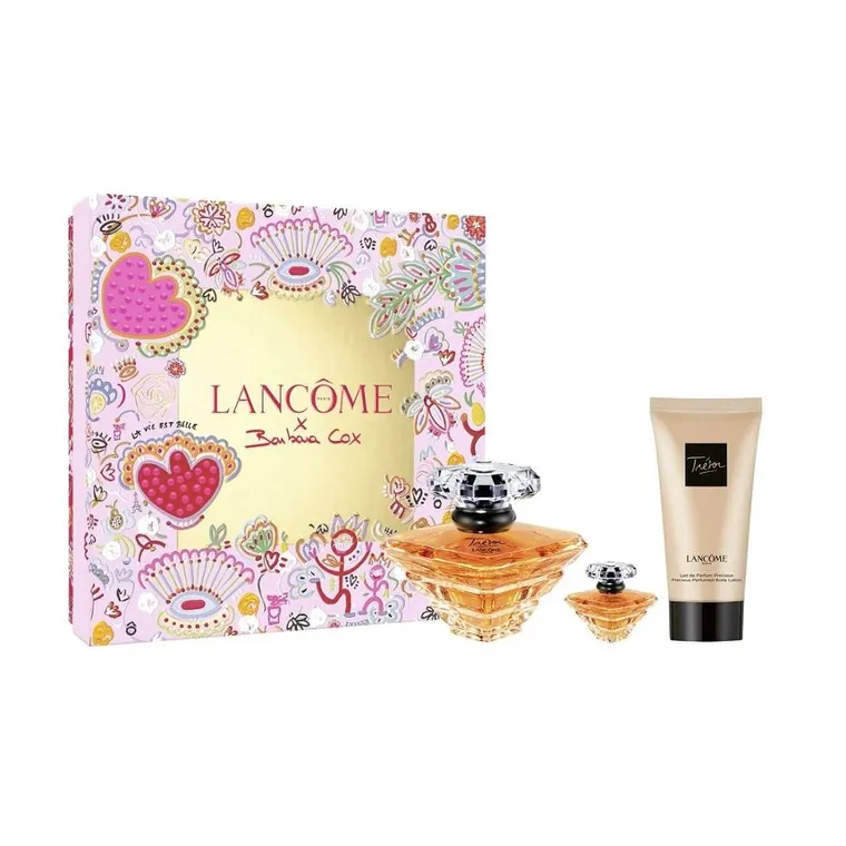 Lancome, Tresor, zestaw: woda perfumowana, spray, 30 ml + woda perfumowana, spray, 7.5 ml + balsam do ciała, 50 ml
