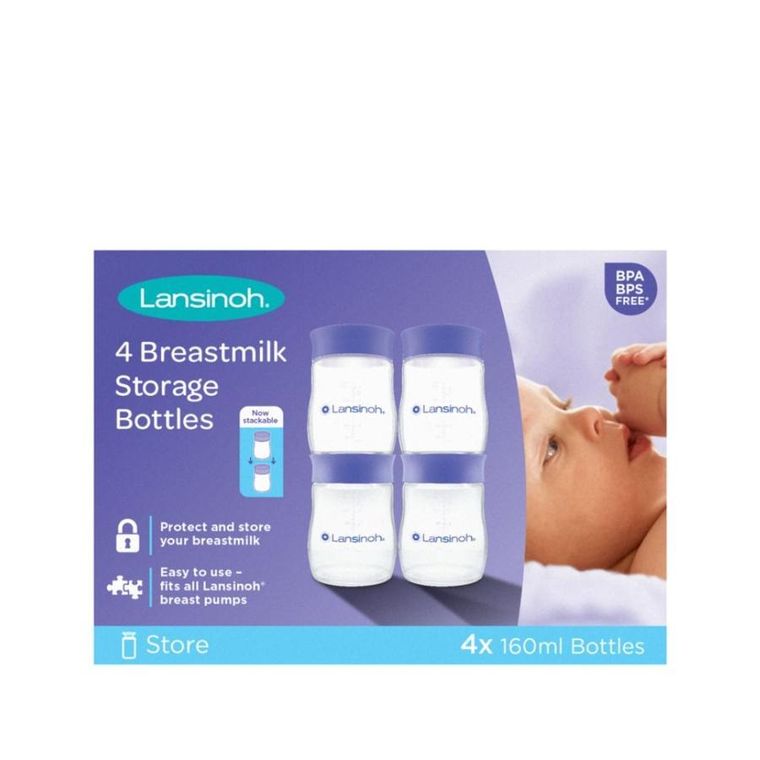 Lansinoh, butelki do przechowywania pokarmu, 4 szt.