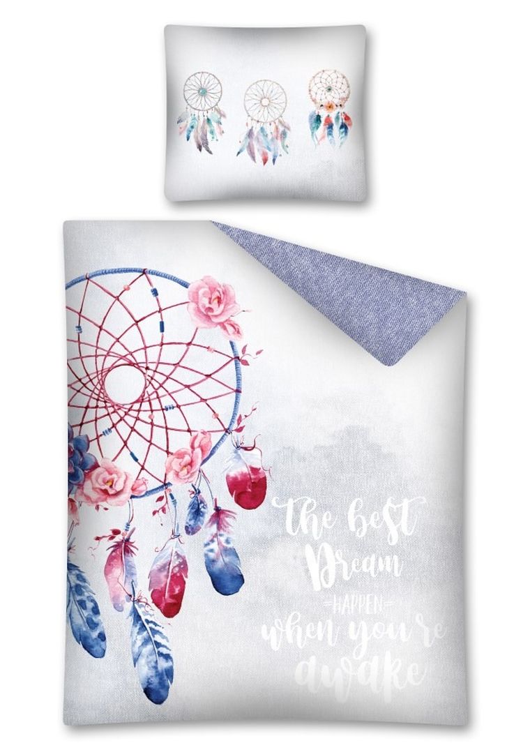 Łapacz Snów, 2-częściowy komplet pościeli, 160-200 cm