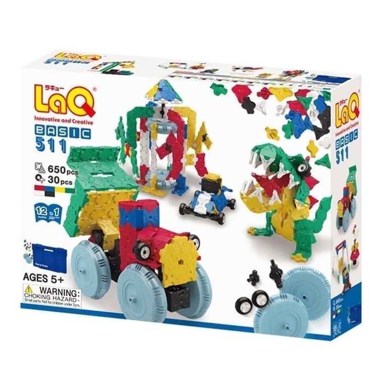 Laq, Basic, klocki konstrukcyjne, 650 elementów