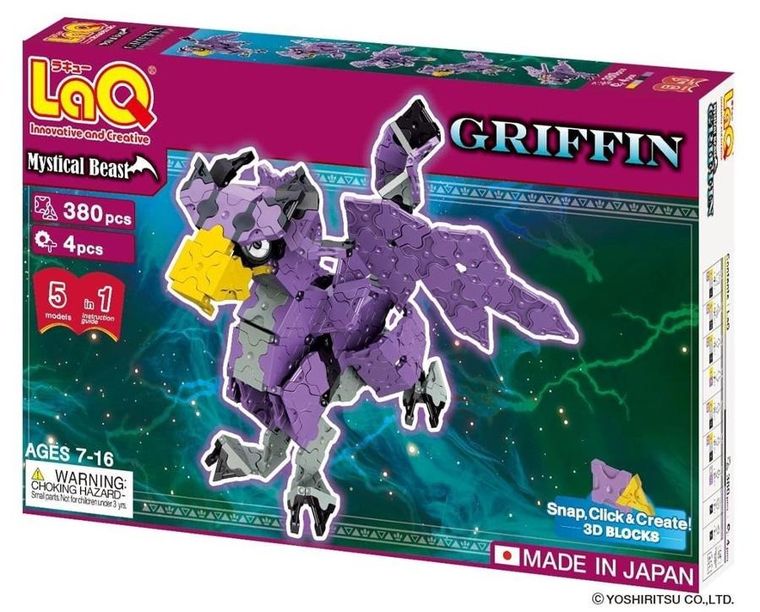 Laq, Griffin, klocki konstrukcyjne, 380 elementów