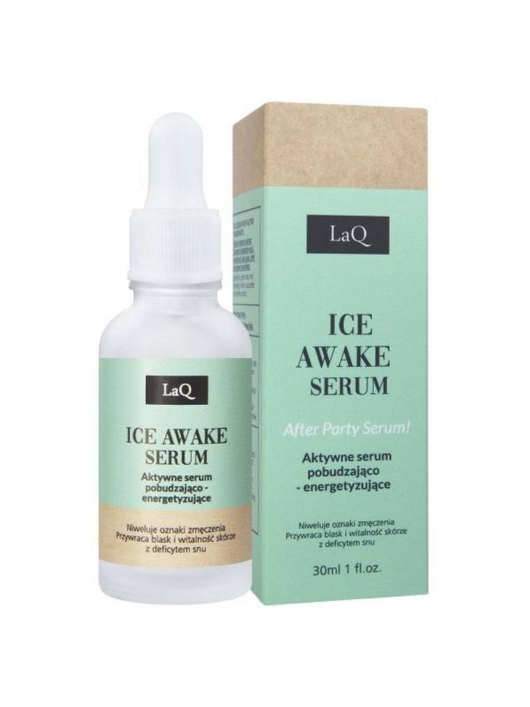 Laq, Ice Awake Serum, After Party, aktywne serum pobudzająco-energetyzujące, 30 ml