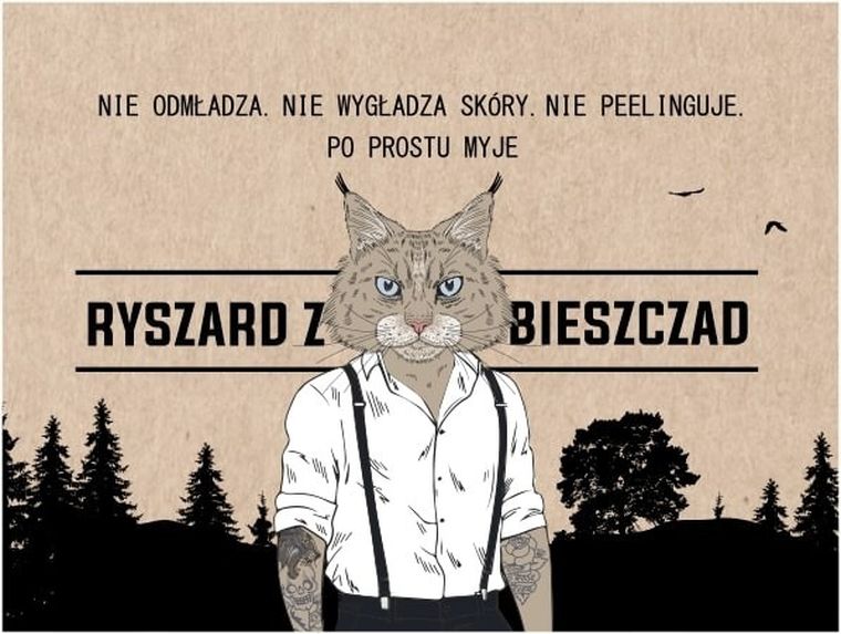 LaQ, Ryś, mydło w kostce dla facetów, Ryszard z Bieszczad, 85g