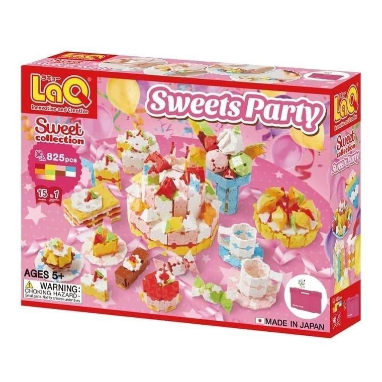 Laq, Sweets Party, klocki konstrukcyjne, 825 elementów
