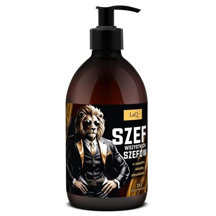 LaQ, żel pod prysznic dla mężczyzn 8w1, Szef Wszystkich Szefów Premium, 500 ml