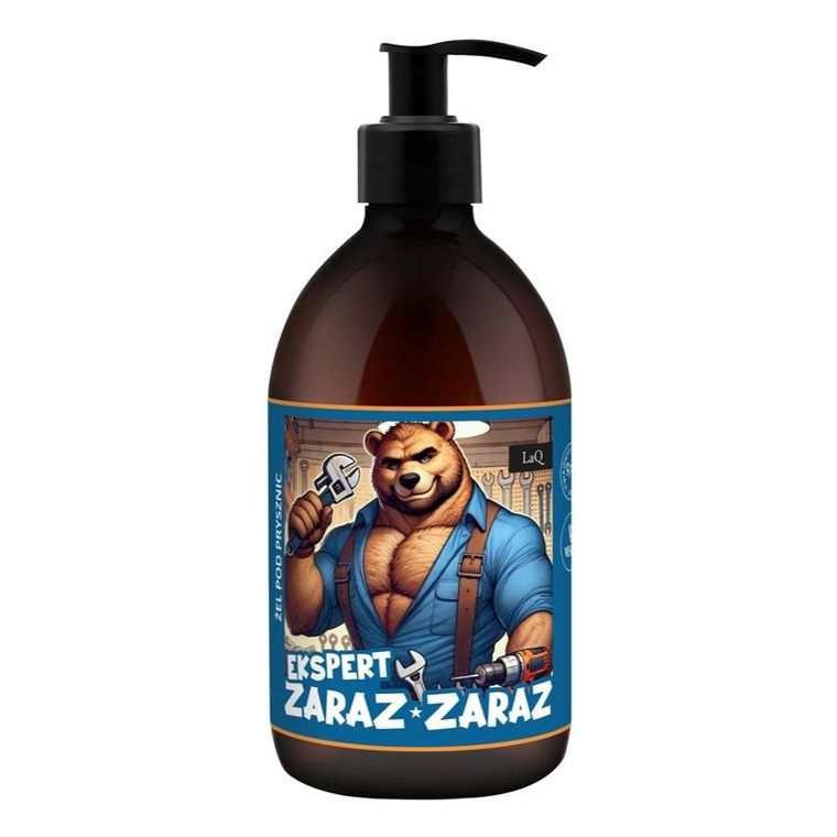 LaQ, żel pod prysznic dla mężczyzn, Ekspert Zaraz Zaraz, 500 ml
